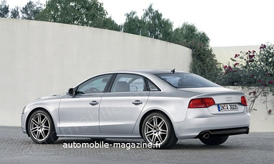 第三代奥迪A3四门三厢轿车假想图