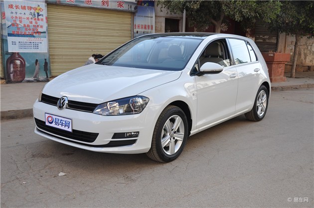 文】外观更加硬朗 昆明实拍一汽大众高尔夫7