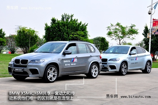 bmw x5m和x6m共享一套动力和传动系统高清图片