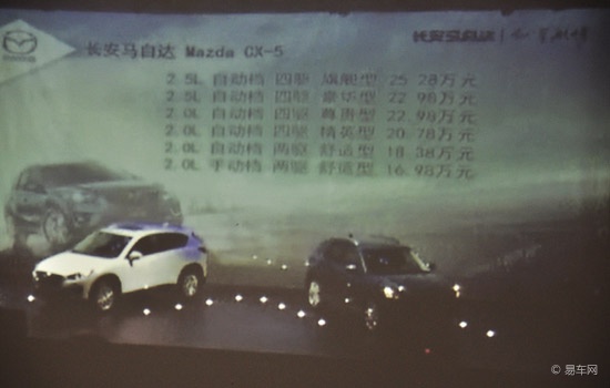 长安马自达cx-5售价公布高清图片