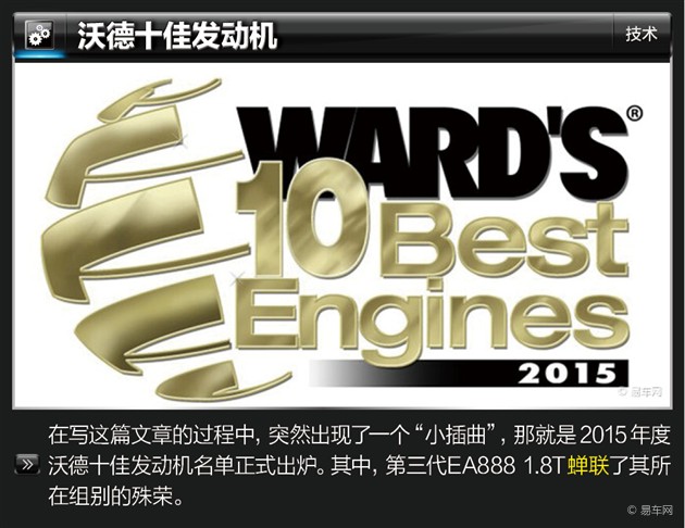 >>>点击了解2015年沃德十佳发动机名单   