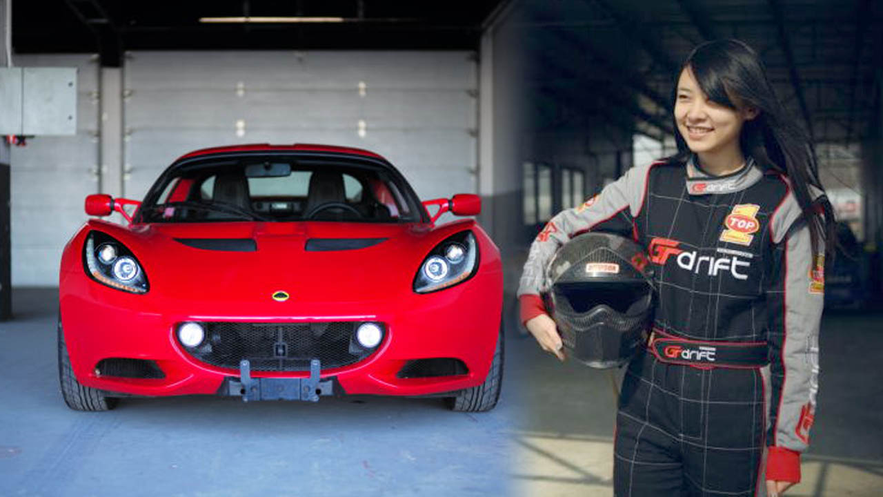 国内赛车女神高璇驾路特斯elise漂移