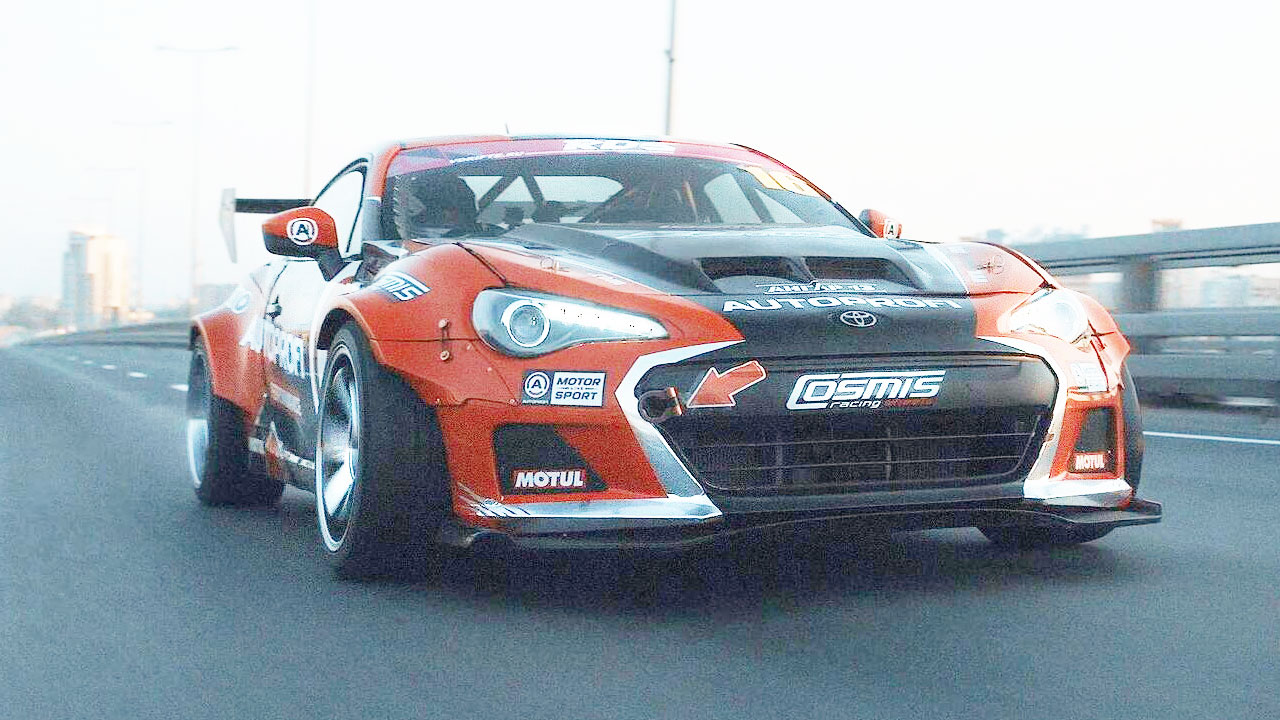 重出江湖神车丰田gt86城市暴力漂移