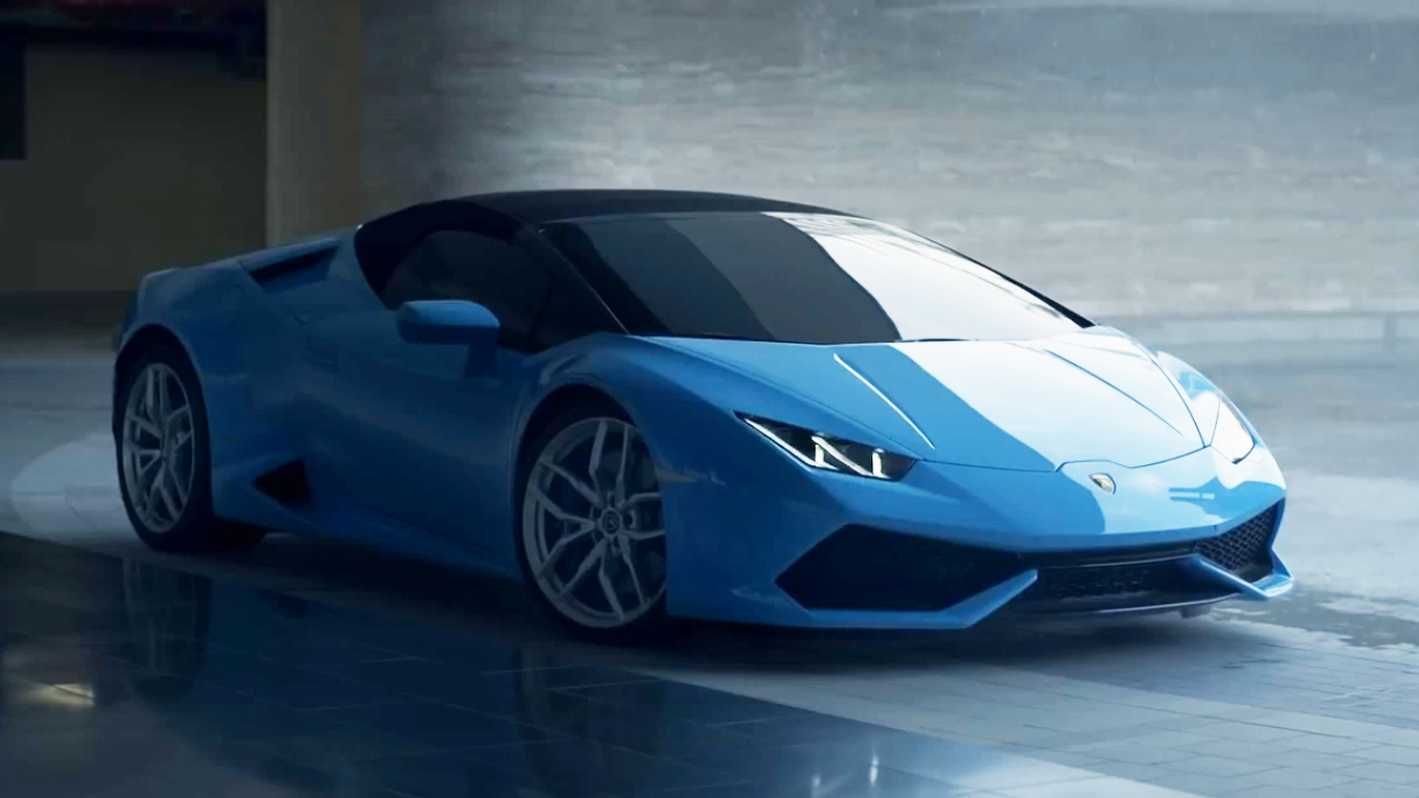 敞篷超跑兰博基尼huracanlp6104