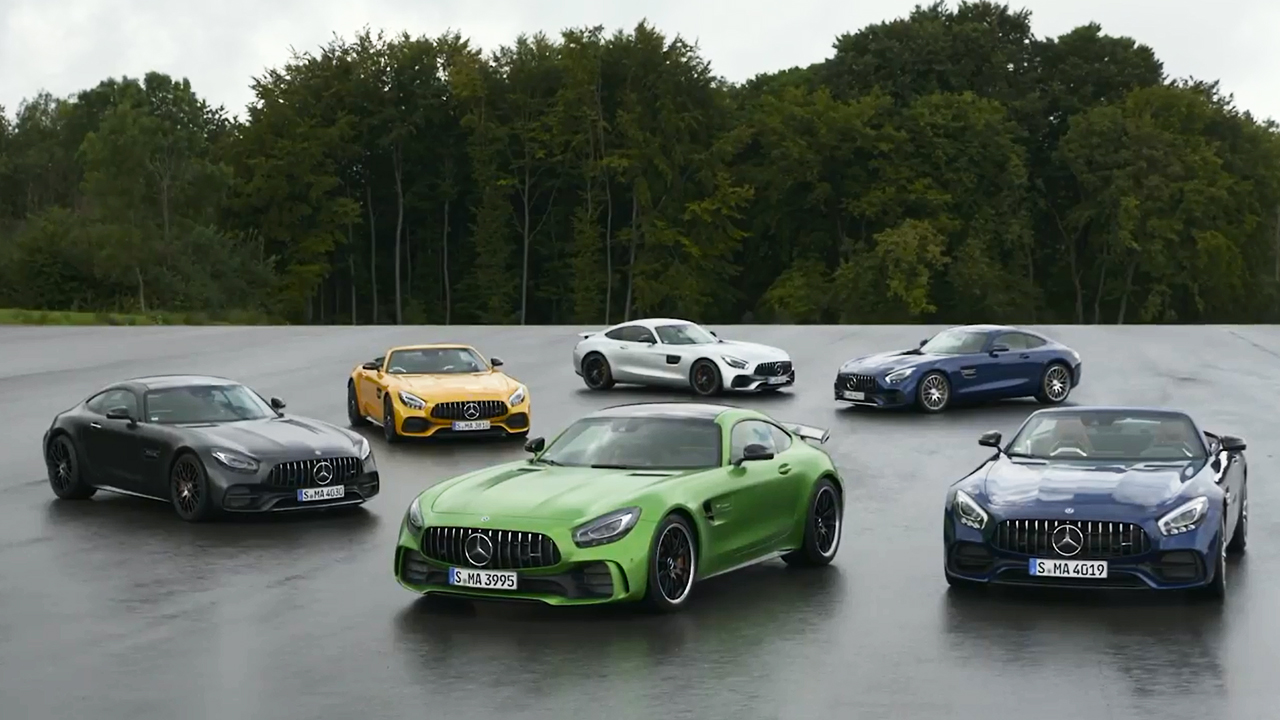 奔驰amggt家族全系赛道激情驰骋