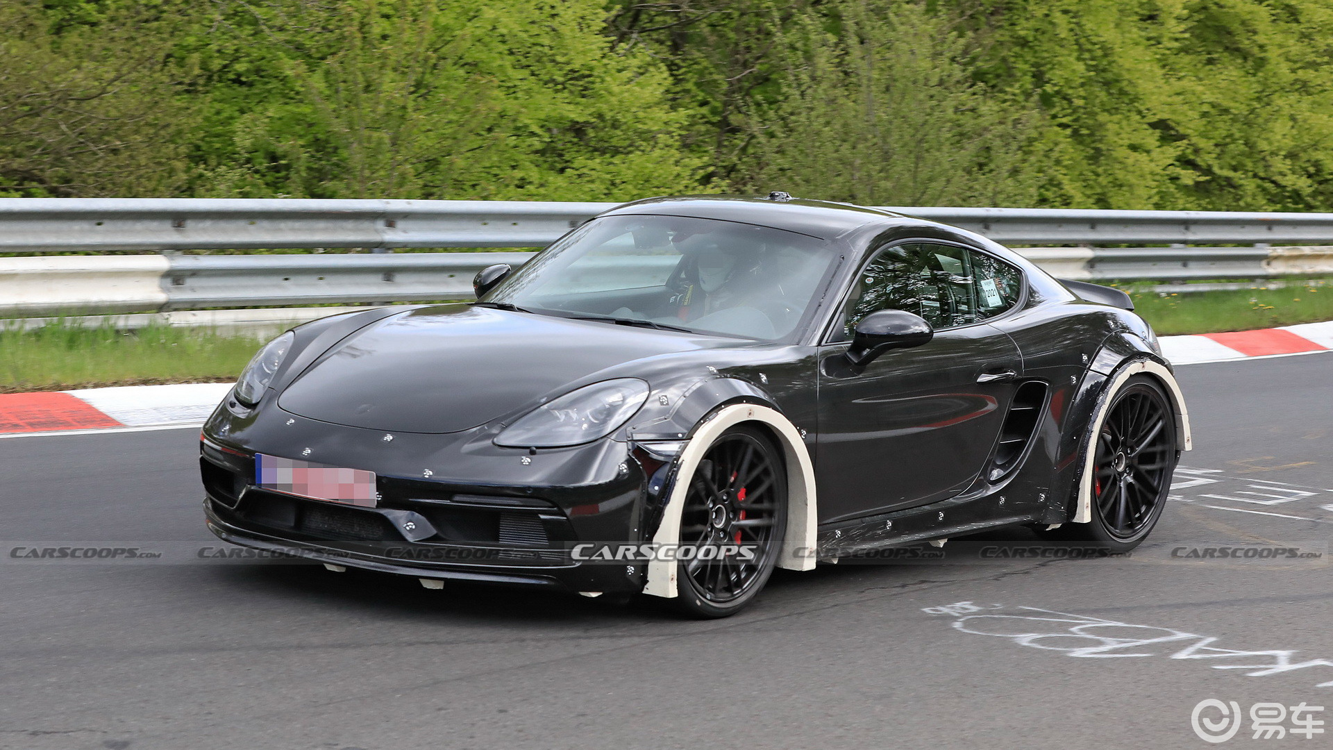 保时捷718 cayman神秘车型? 宽体造型或为特别版车型