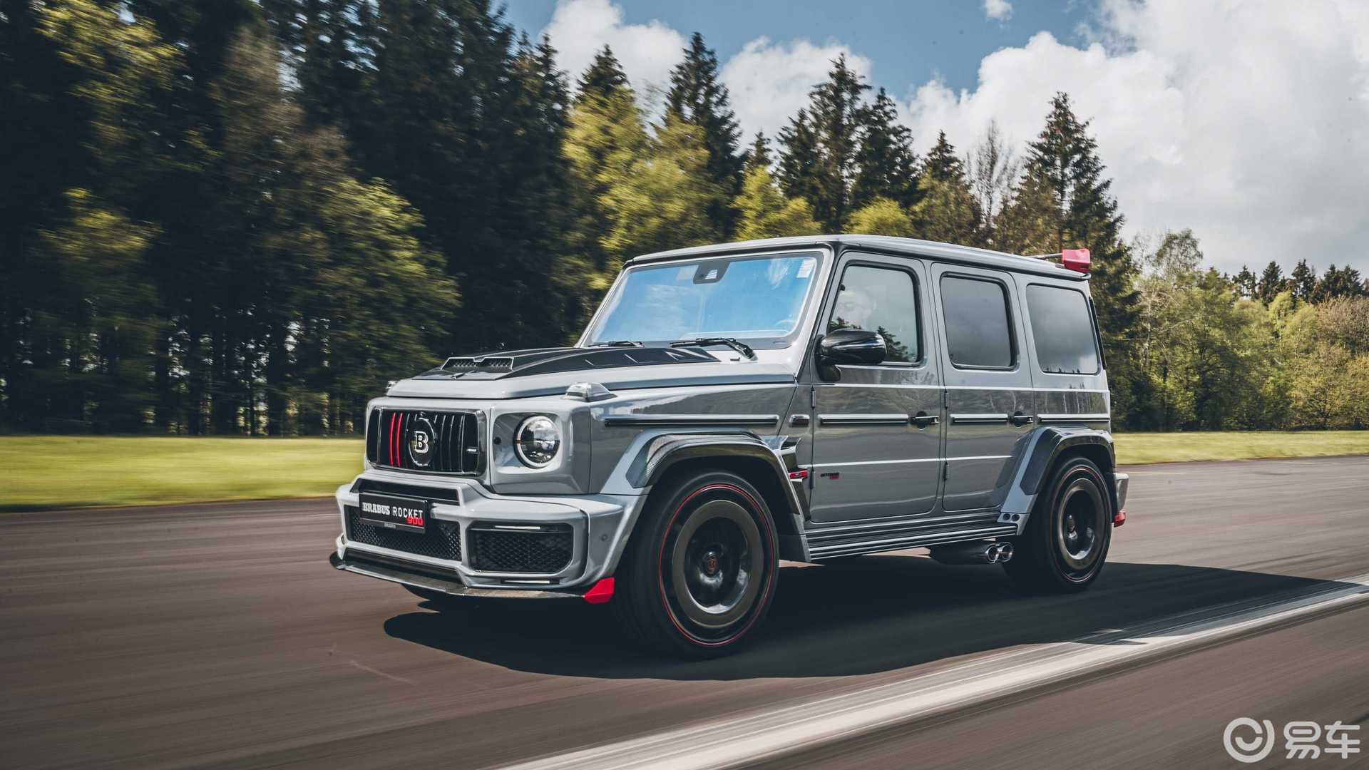 性能强大!全新brabus改装版奔驰g63发布