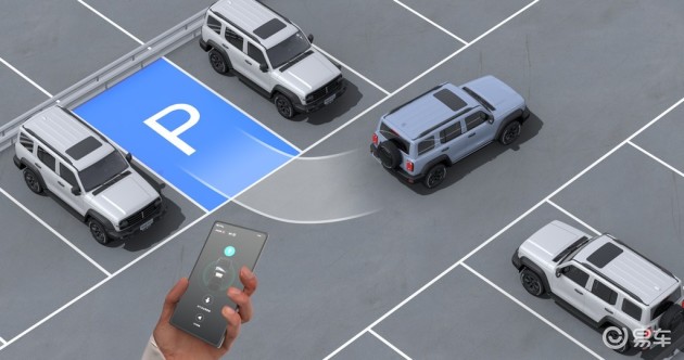 版新增三大智能服务,其中融合泊车包含了全自动泊车和遥控泊车功能,全