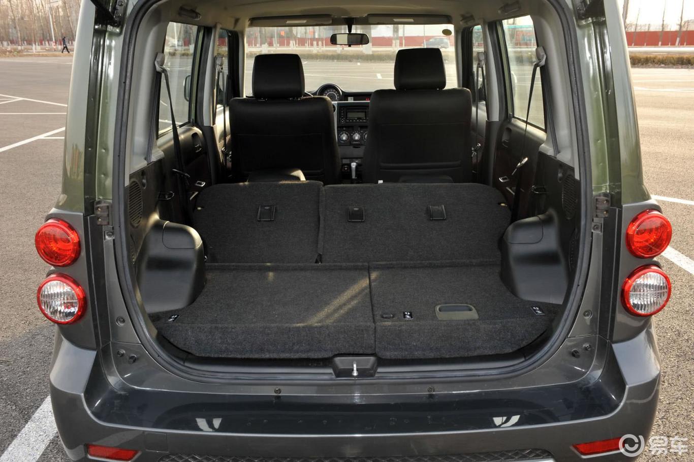 行李箱空间(后排全放倒)