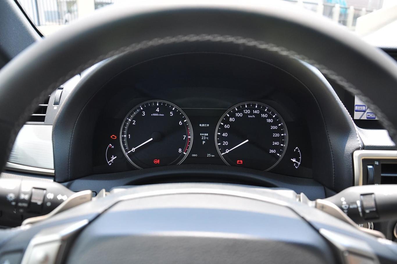 雷克萨斯gs250 f sport仪表盘