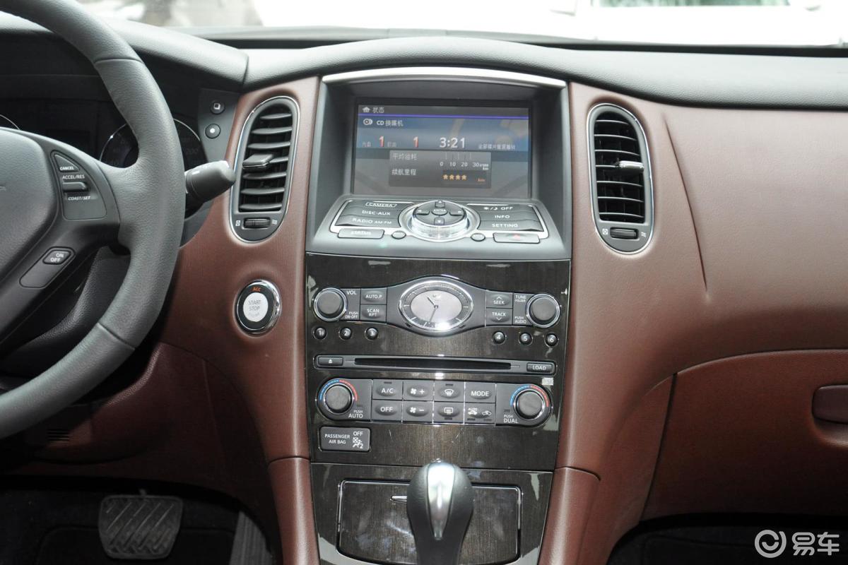 【英菲尼迪ex2013款25 后驱 优雅版中控台整体汽车图片-汽车图片大全