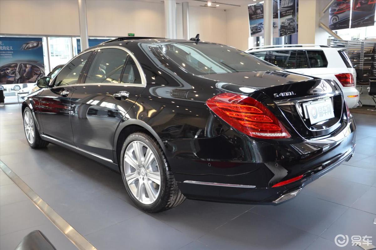 【奔驰s级2014款400l 豪华型侧后45度车头向左水平汽车图片-汽车图片