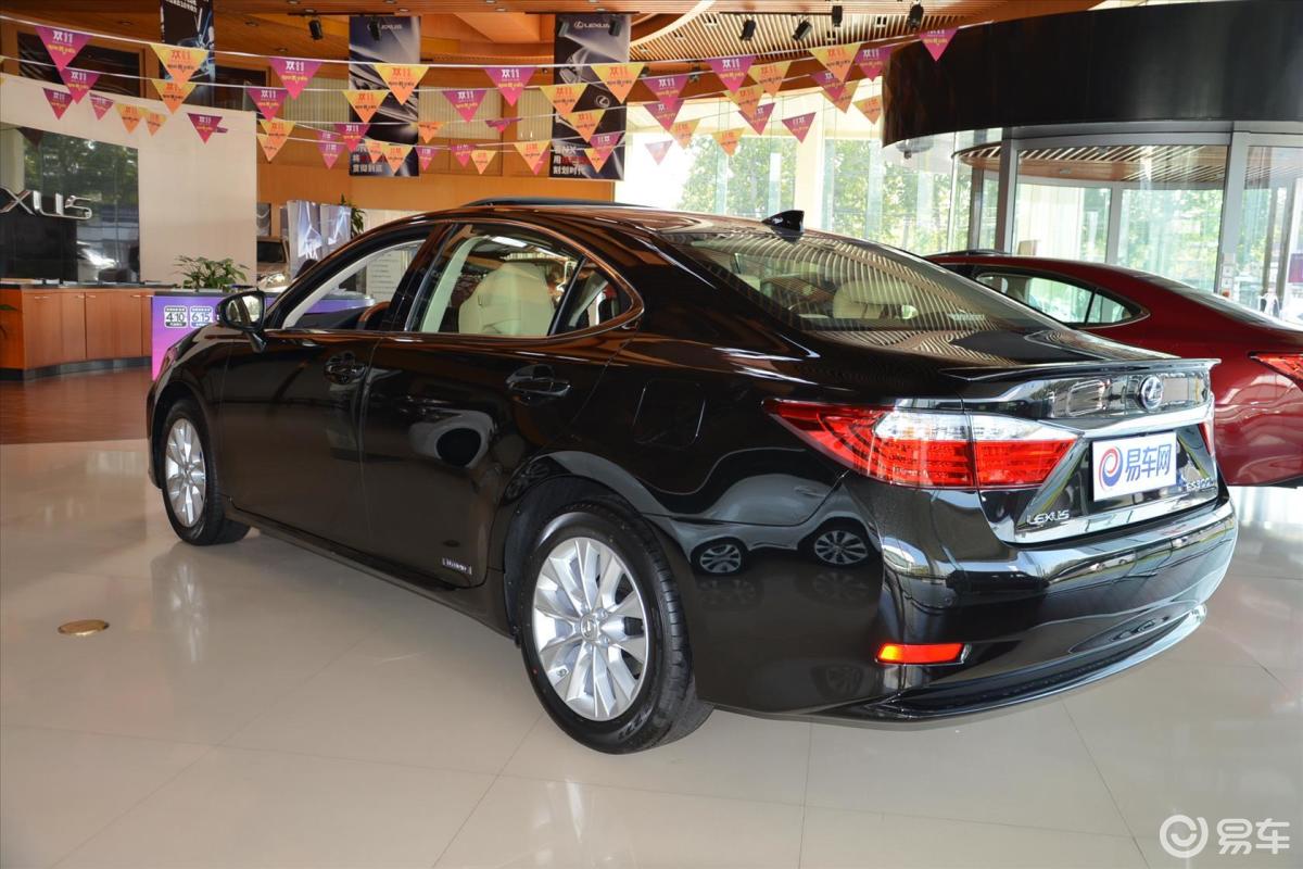 【雷克萨斯es2014款300h 豪华版侧后45度车头向左水平汽车图片-汽车