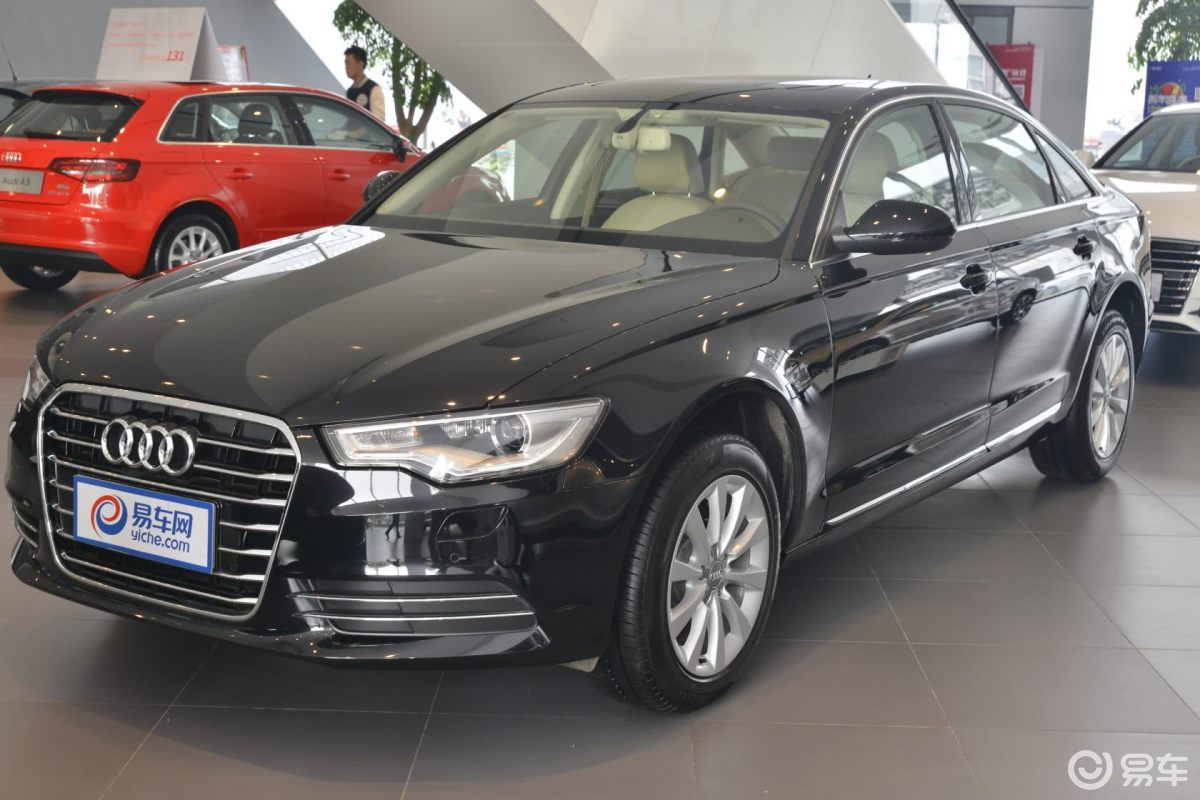 【奥迪a6l2014款30 fsi 豪华型侧前45度车头向左水平汽车图片-汽车