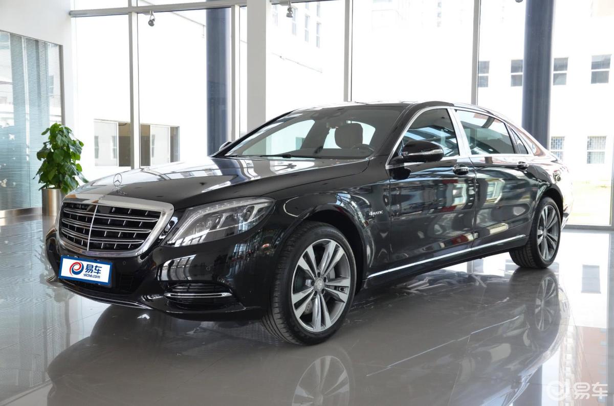 【迈巴赫s级2015款400 4matic侧前45度车头向右水平汽车图片-汽车图片