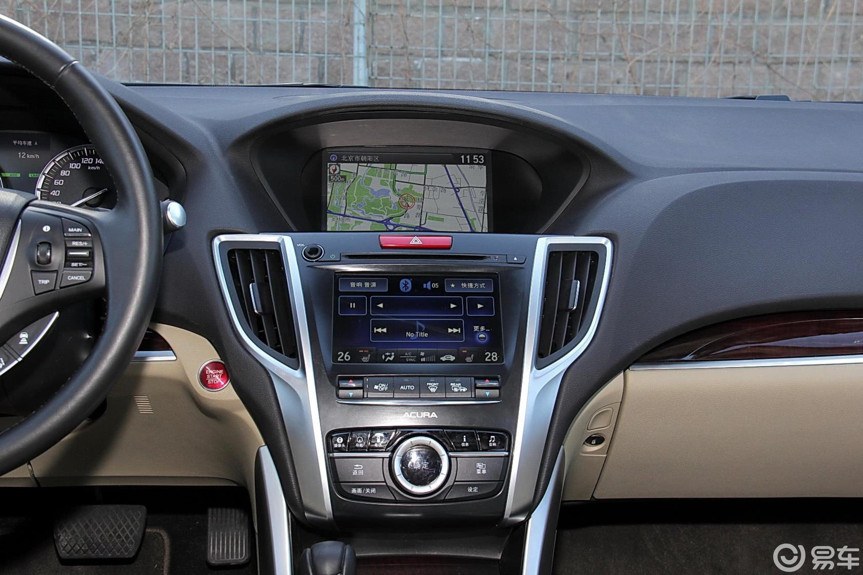 【讴歌tlx2.4l 豪华版中控台整体图片-汽车图片大全】-易车