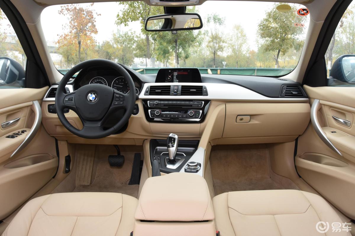 【宝马3系2016款320li 时尚型内饰全景正拍汽车图片-汽车图片大全】