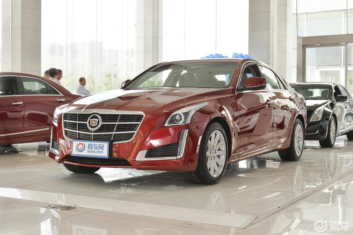 【凯迪拉克cts2014款28t 精英型侧前45度车头向右水平汽车图片-汽车