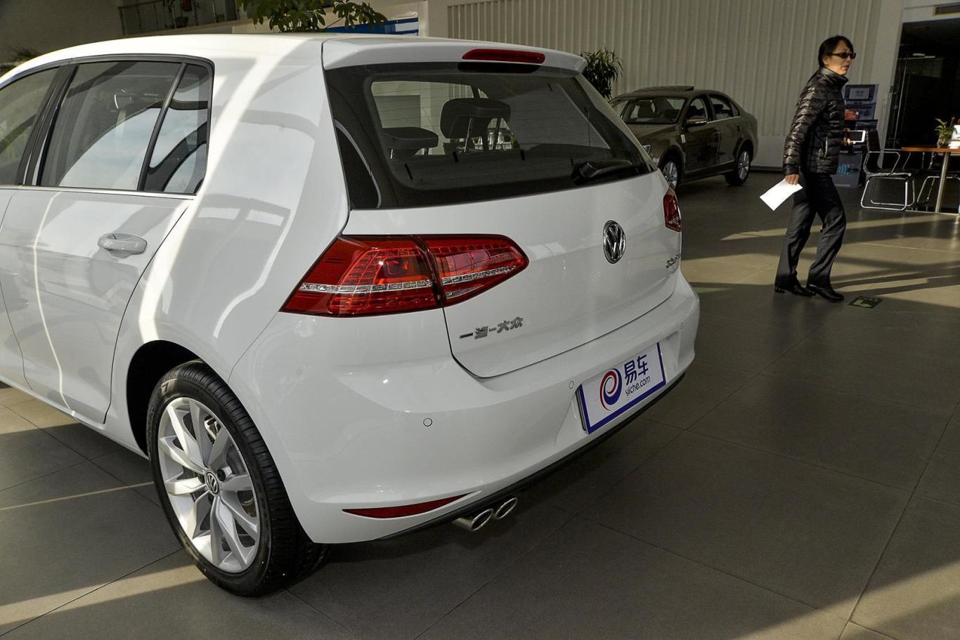 高尔夫1.4tsi 自动旗舰型车尾局部