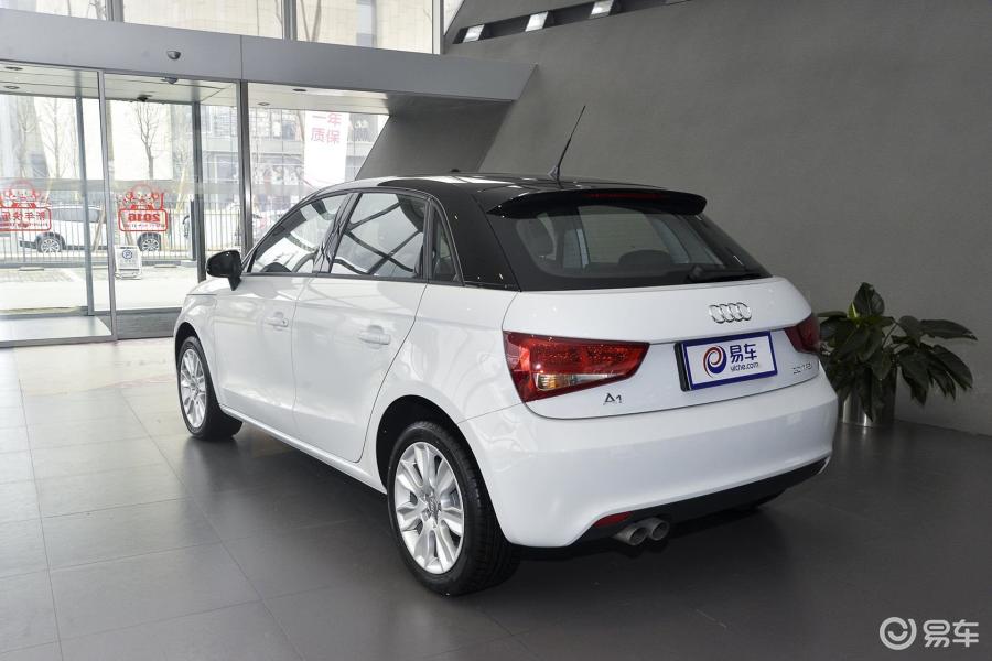 【奥迪a12014款sportback 30tfsi 技术型侧后45度车头向左水平汽车