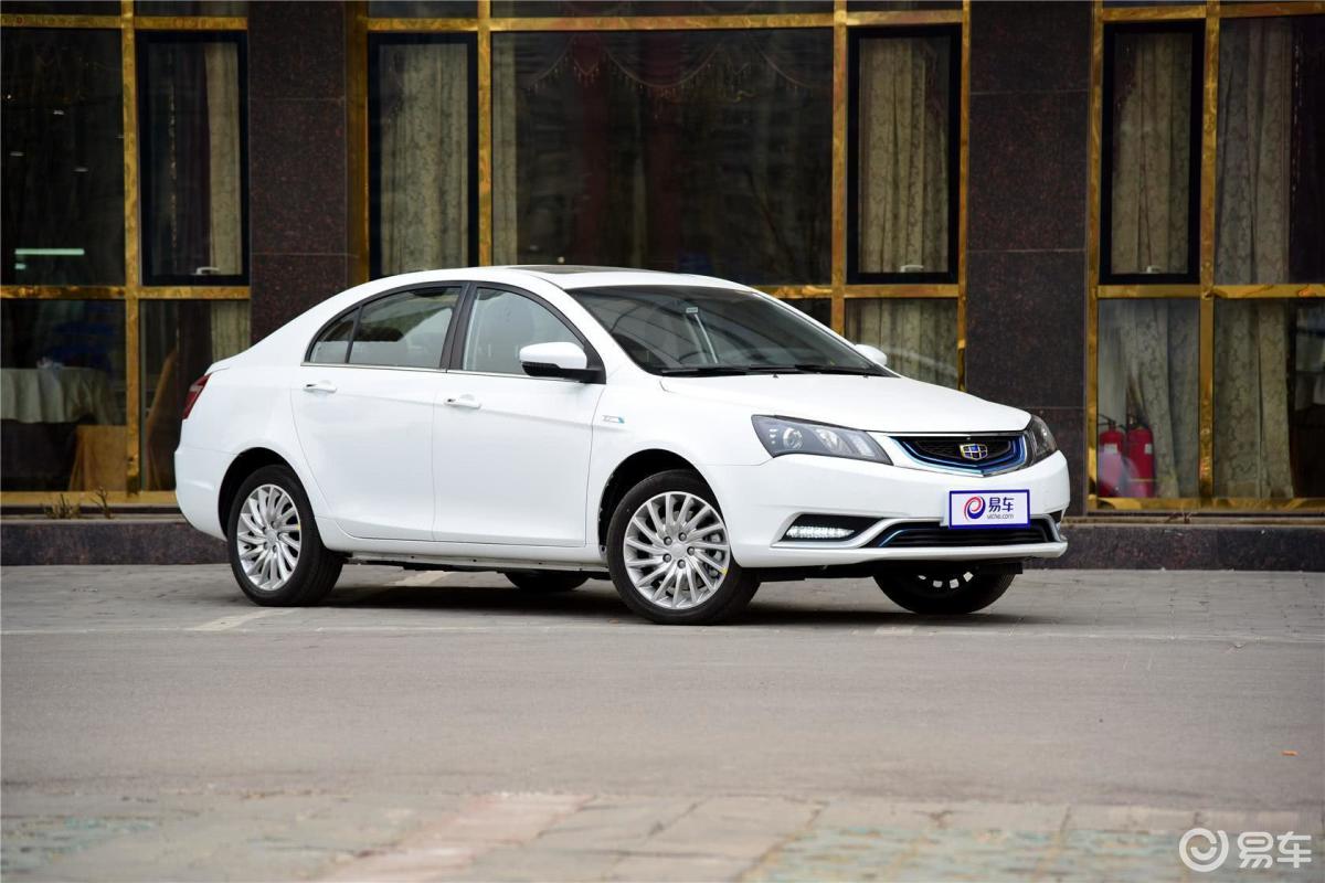 【帝豪ev2016款精英版侧前45度车头向右水平汽车图片-汽车图片大全】