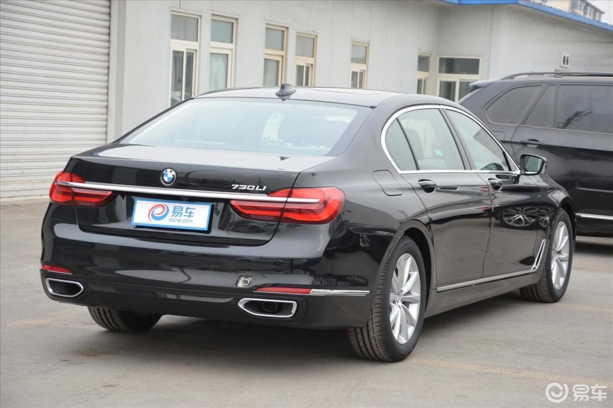 【宝马7系2016款730li 豪华型侧后45度车头向右水平汽车图片-汽车图片