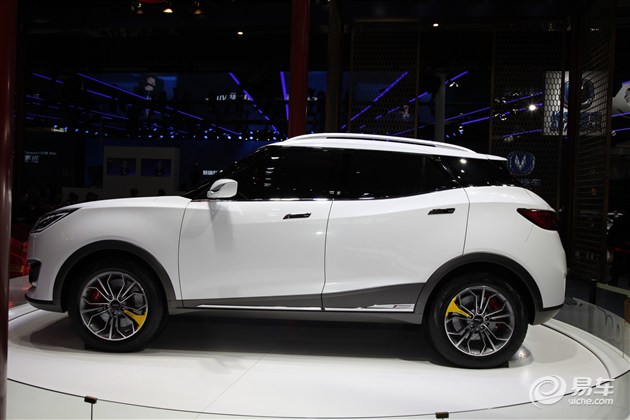 下包围为黑色塑料材质,并在后门下方配有"zotye"字样的众泰英文车标