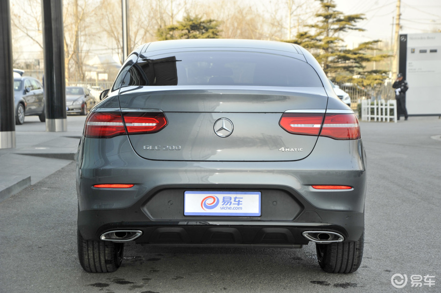 【奔驰glc coupe2017款glc 200 4matic 轿跑suv正车尾汽车图片-汽车