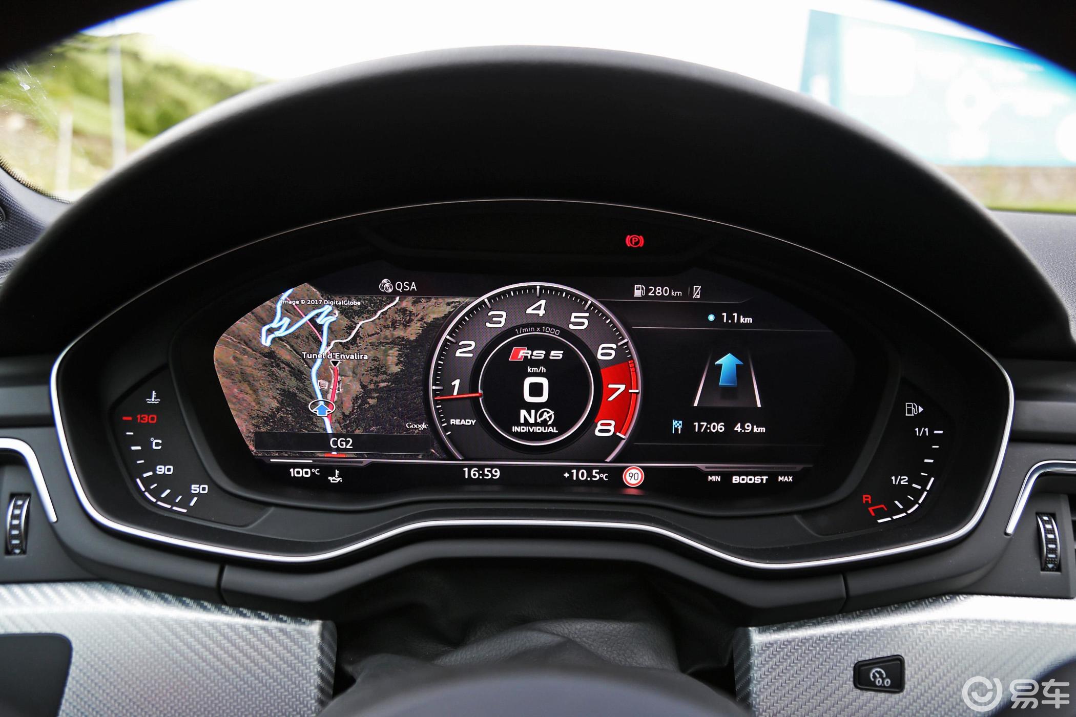 【奥迪rs 52019款2.9t coupe仪表盘汽车图片-汽车图片大全】-易车