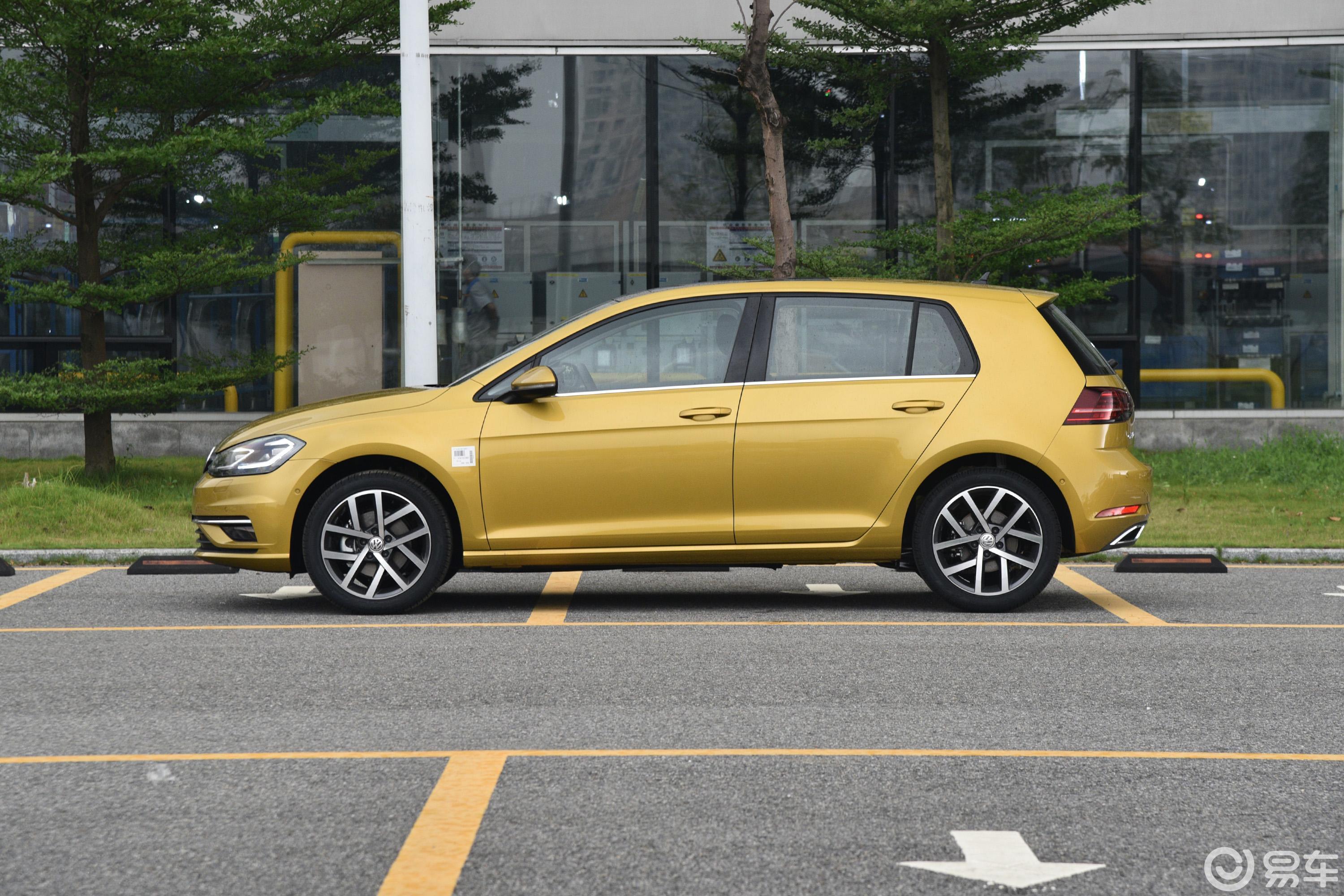 【高尔夫2018款280tsi 双离合 旗舰版正侧车头向左水平汽车图片-汽车