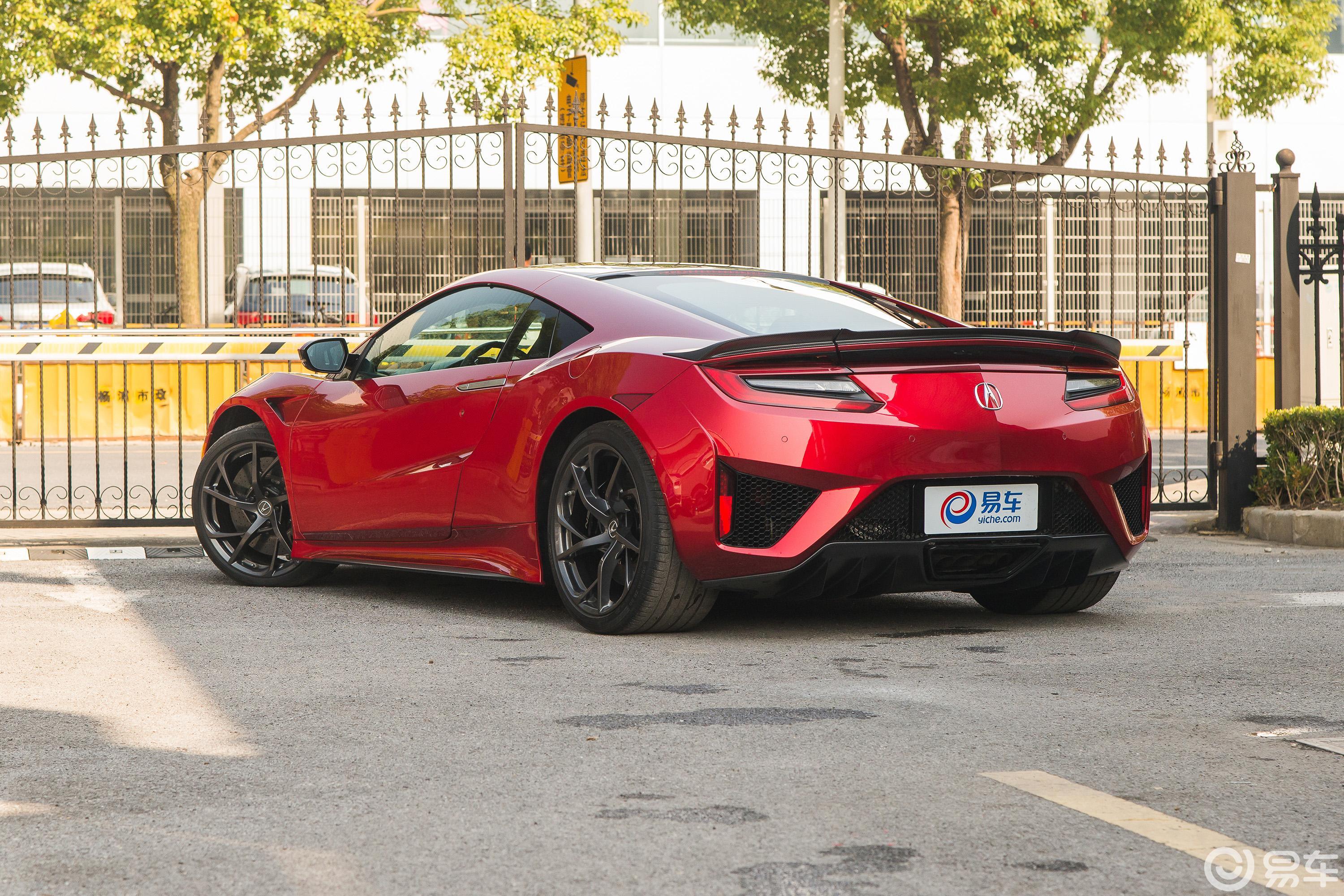 【讴歌nsx2017款基本款侧后45度车头向左水平汽车图片-汽车图片大全】