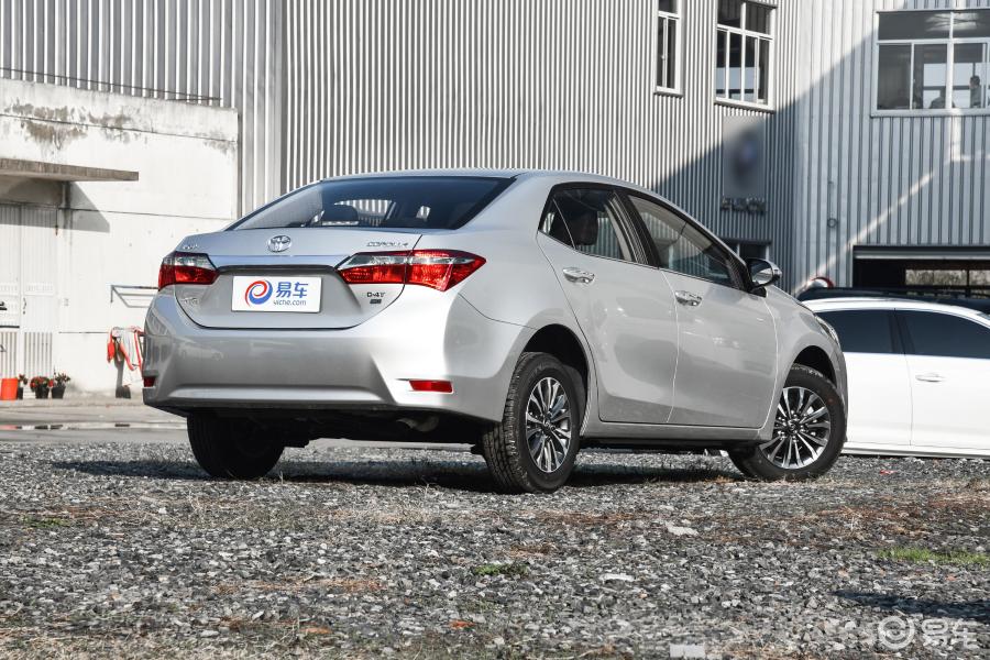 【卡罗拉2017款改款 d-4t cvt gl侧后45度车头向右水平汽车图片-汽车