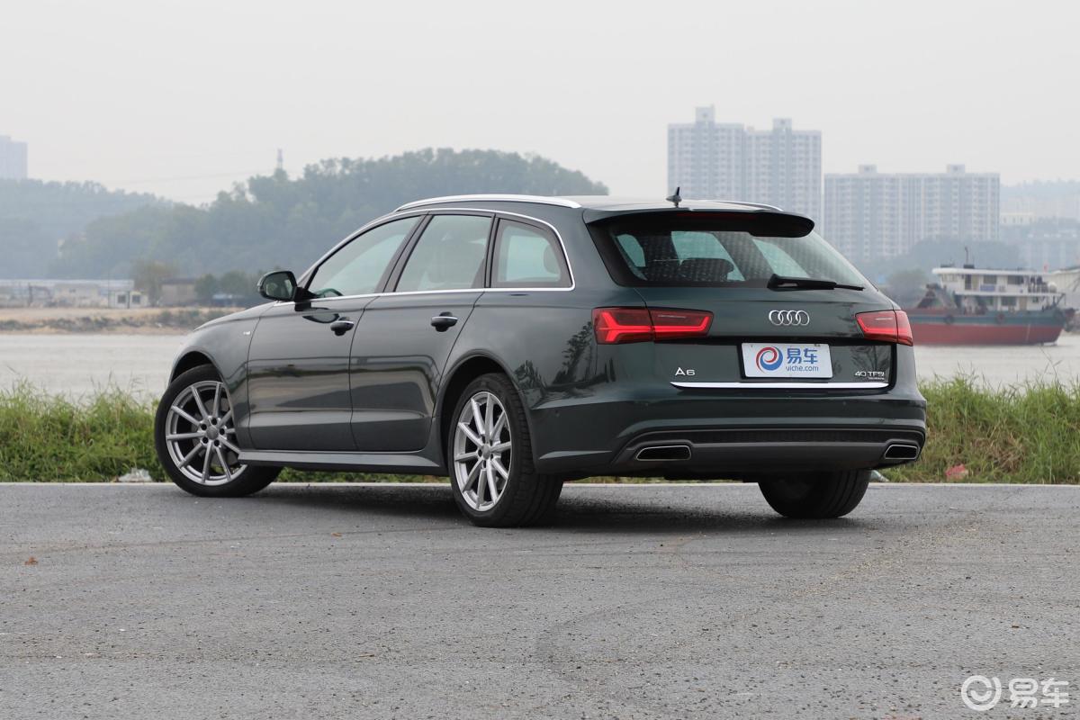 【奥迪a62017款avant 40 tfsi 运动版侧后45度车头向左水平汽车图片