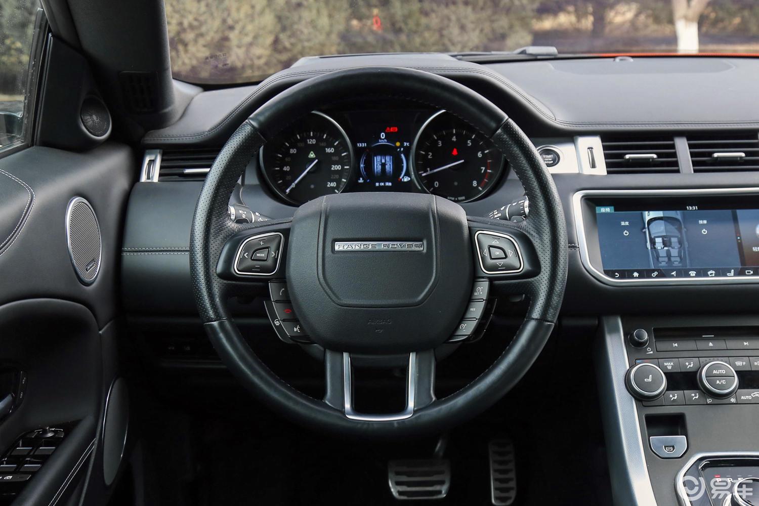 【揽胜极光2018款240ps hse dynamic 敞篷版方向盘汽车图片-汽车图片