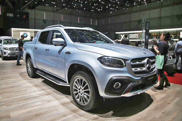 奔驰x级皮卡长货厢版谍照曝光 向日产纳瓦拉进一步看齐