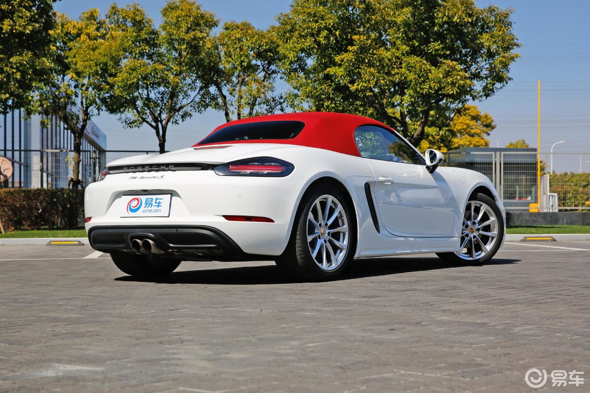【保时捷7182016款boxster s侧后45度车头向右水平汽车图片-汽车图片