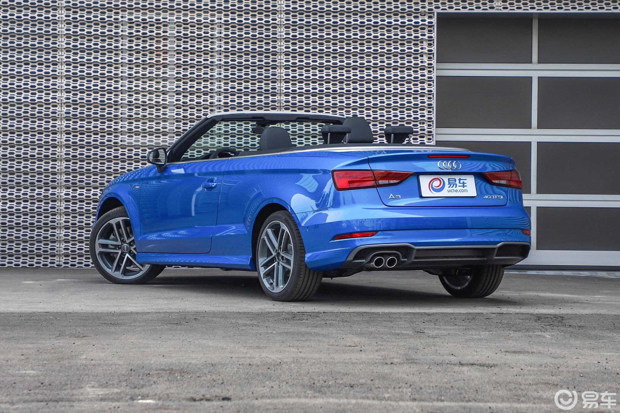 【奥迪a32017款cabriolet侧后45度车头向左水平汽车图片-汽车图片大全