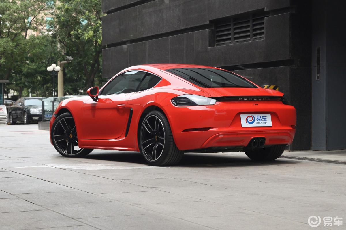 【保时捷7182018款cayman侧后45度车头向左水平汽车图片-汽车图片大全