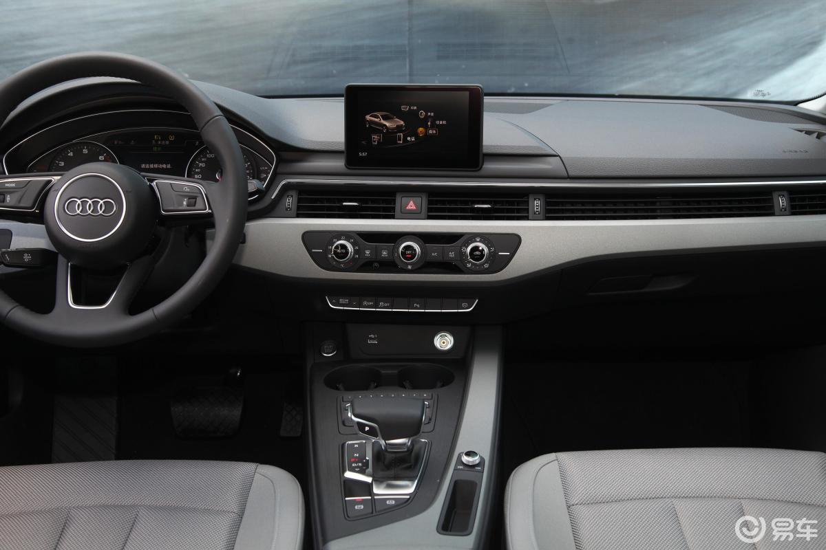 【奥迪a4l2018款30周年版 40 tfsi 进取版中控台整体汽车图片-汽车