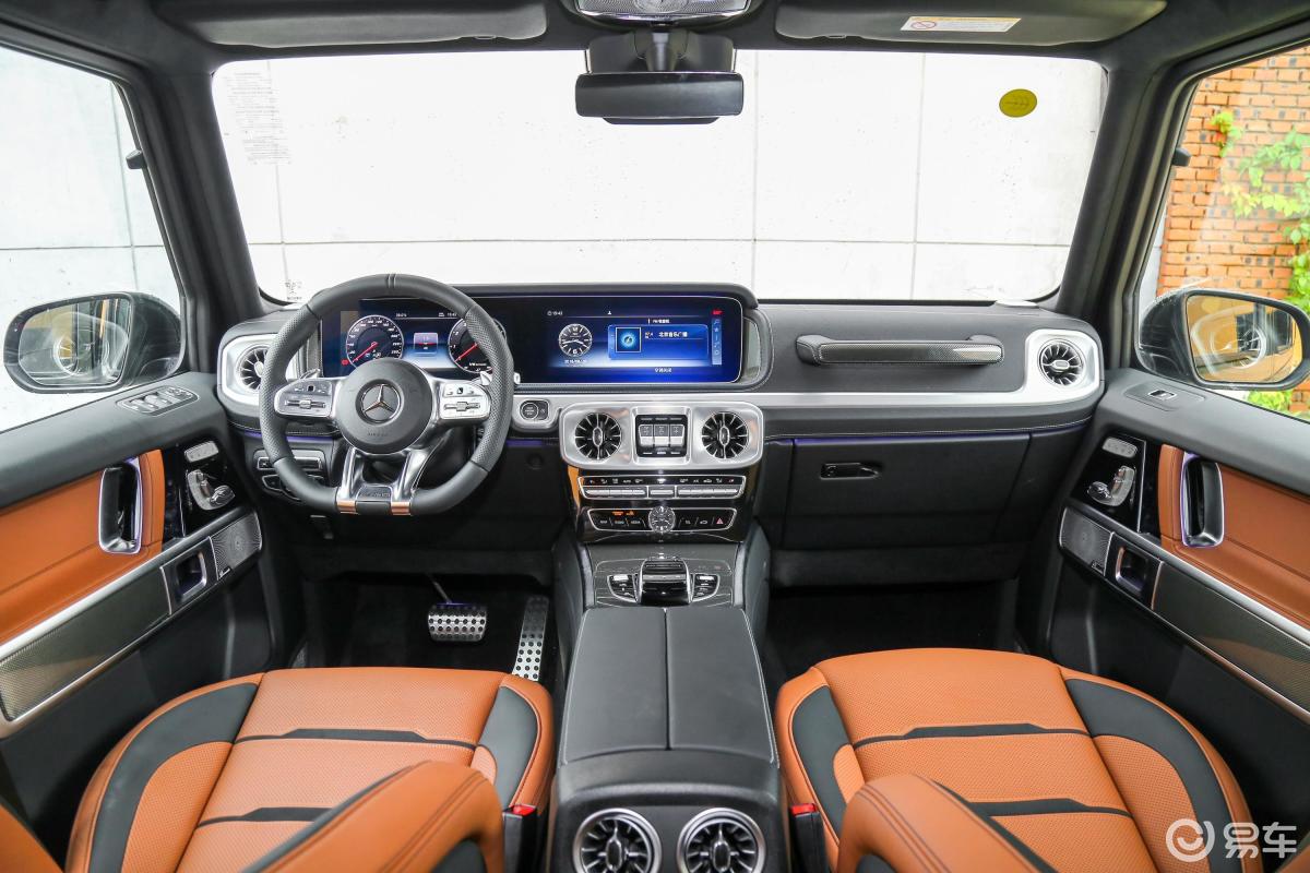 【奔驰g级 amg2019款g 63内饰全景正拍汽车图片-汽车图片大全】-易车
