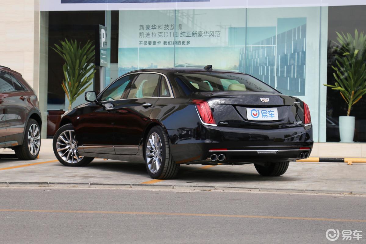 【凯迪拉克ct62017款40t 四驱 铂金版侧后45度车头向左水平汽车图片