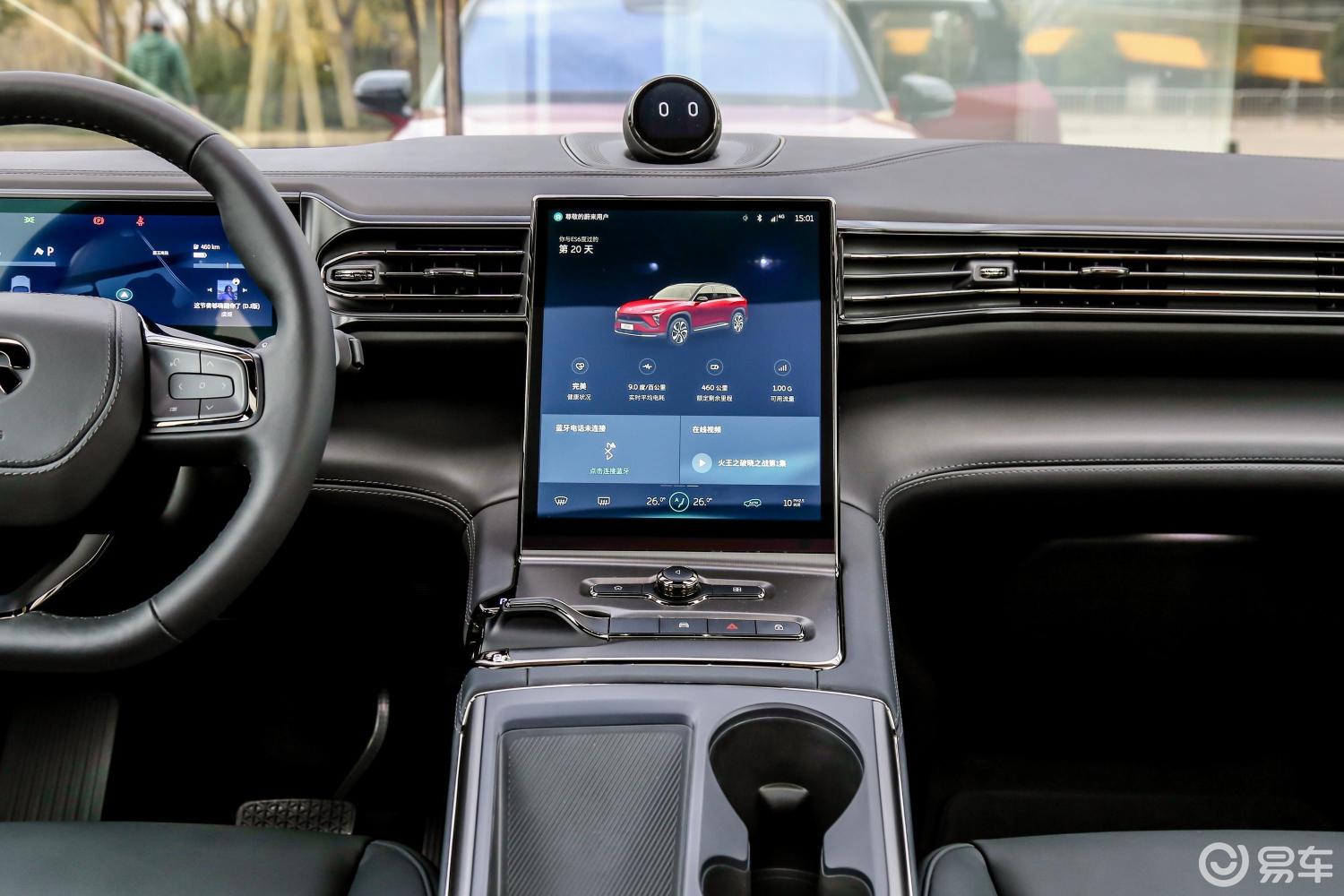 【蔚来es62019款首发纪念版 84kwh中控台整体汽车图片-汽车图片大全】