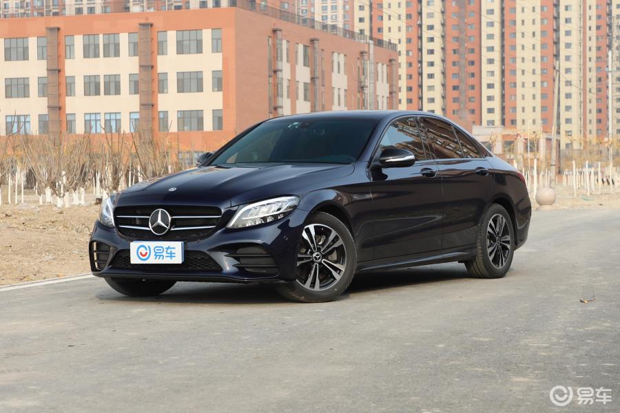 【奔驰c级2019款c 260 运动版侧前45度车头向左水平汽车图片-汽车图片