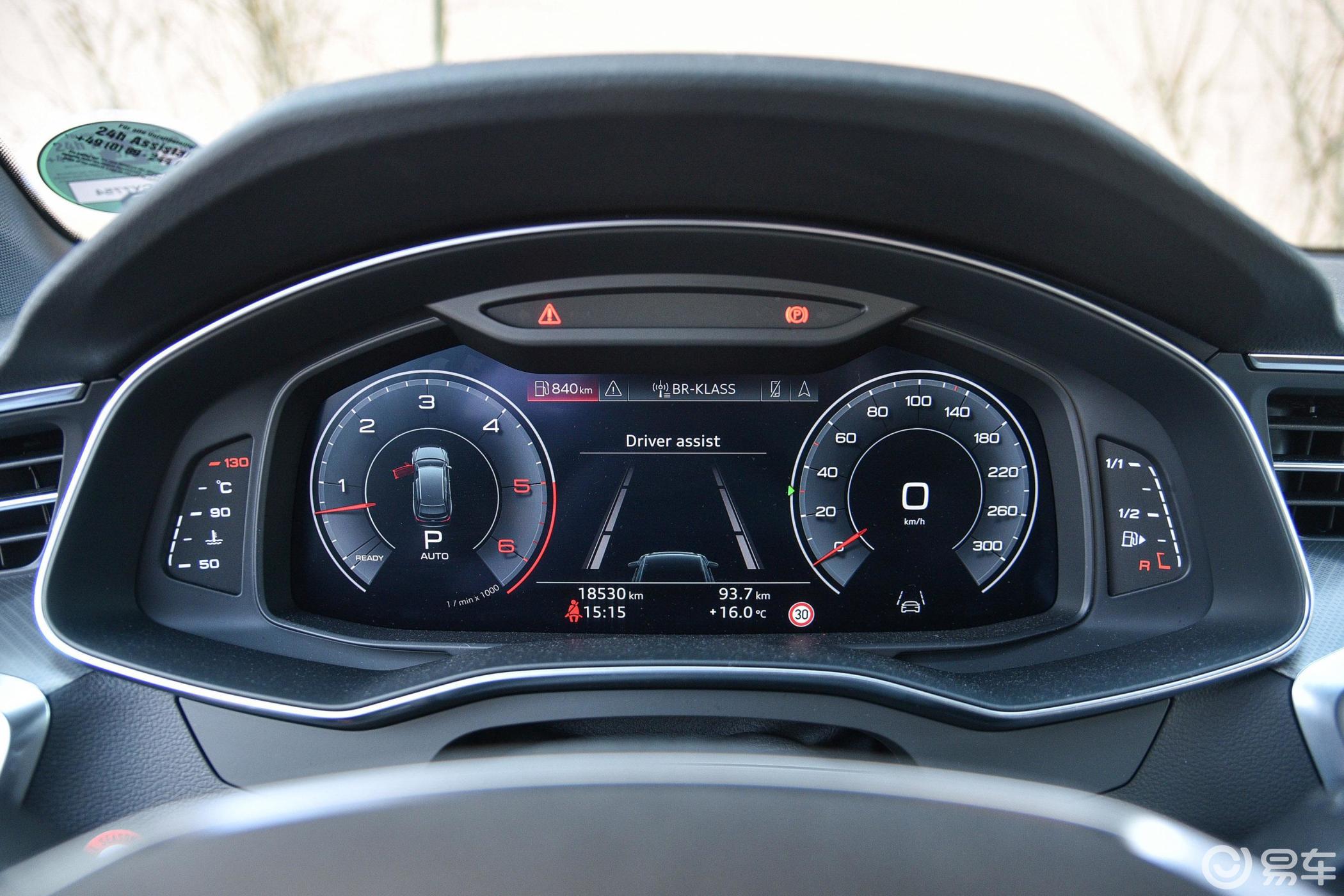 【奥迪a62019款奥迪a6 avant 50 tdi quattro 海外版仪表盘汽车图片-