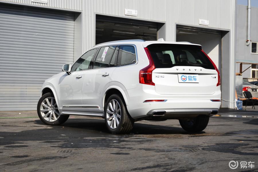 【沃尔沃xc902019款t6 智逸版 7座侧后45度车头向左水平汽车图片-汽车