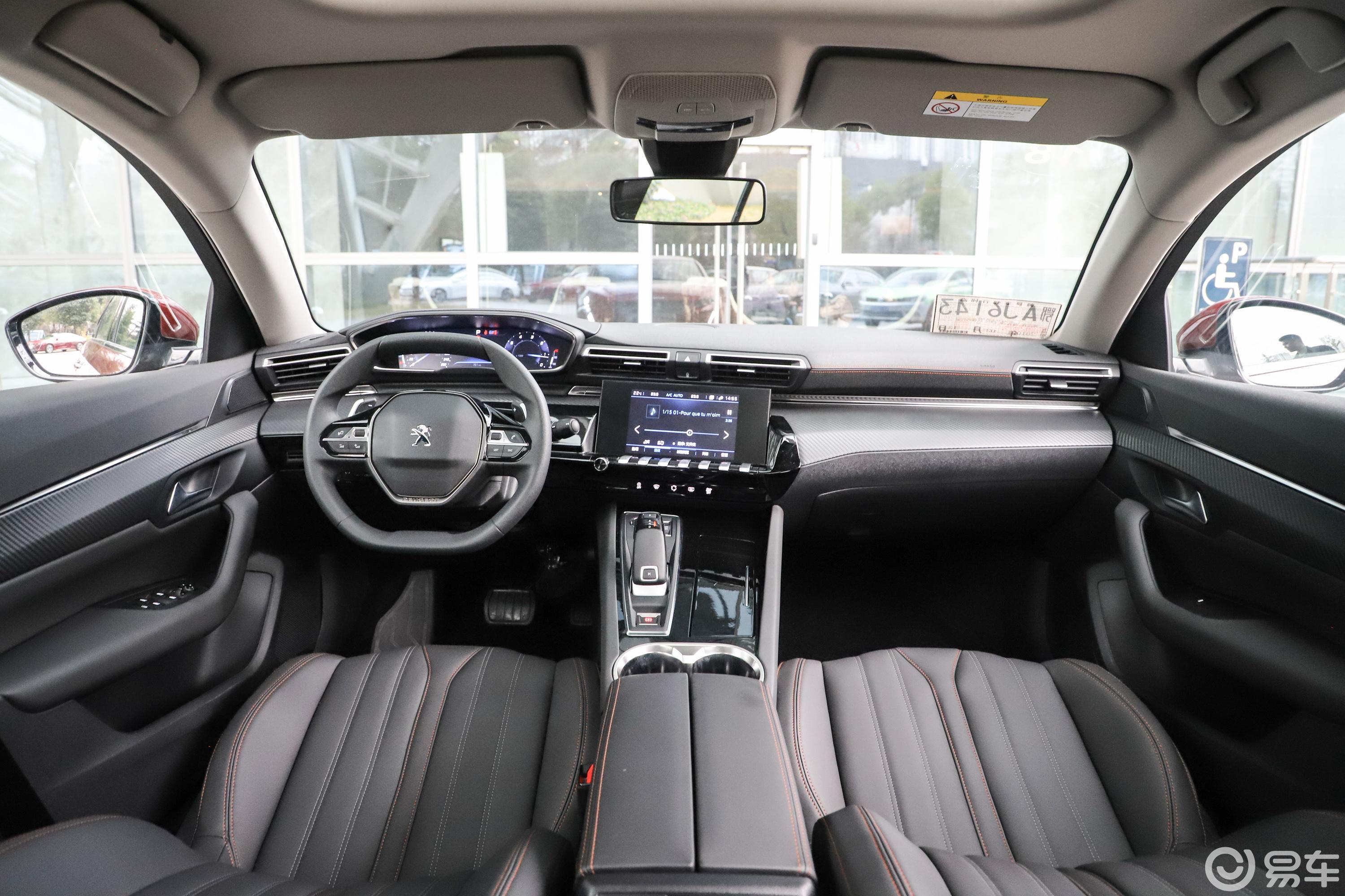 【标致508l2019款350thp 手自一体 驾趣版内饰全景正拍汽车图片-汽车