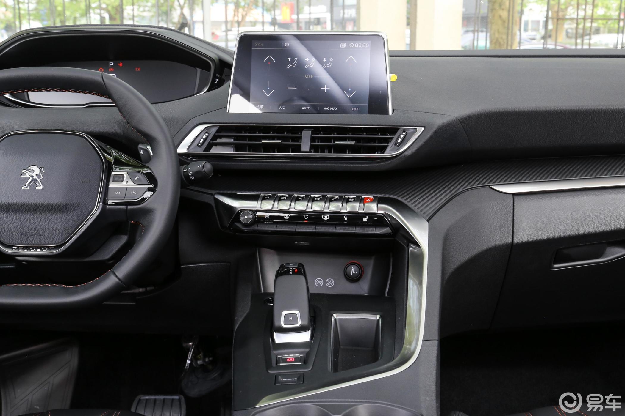 【标致40082019款380thp 卓越版中控台整体汽车图片-汽车图片大全】