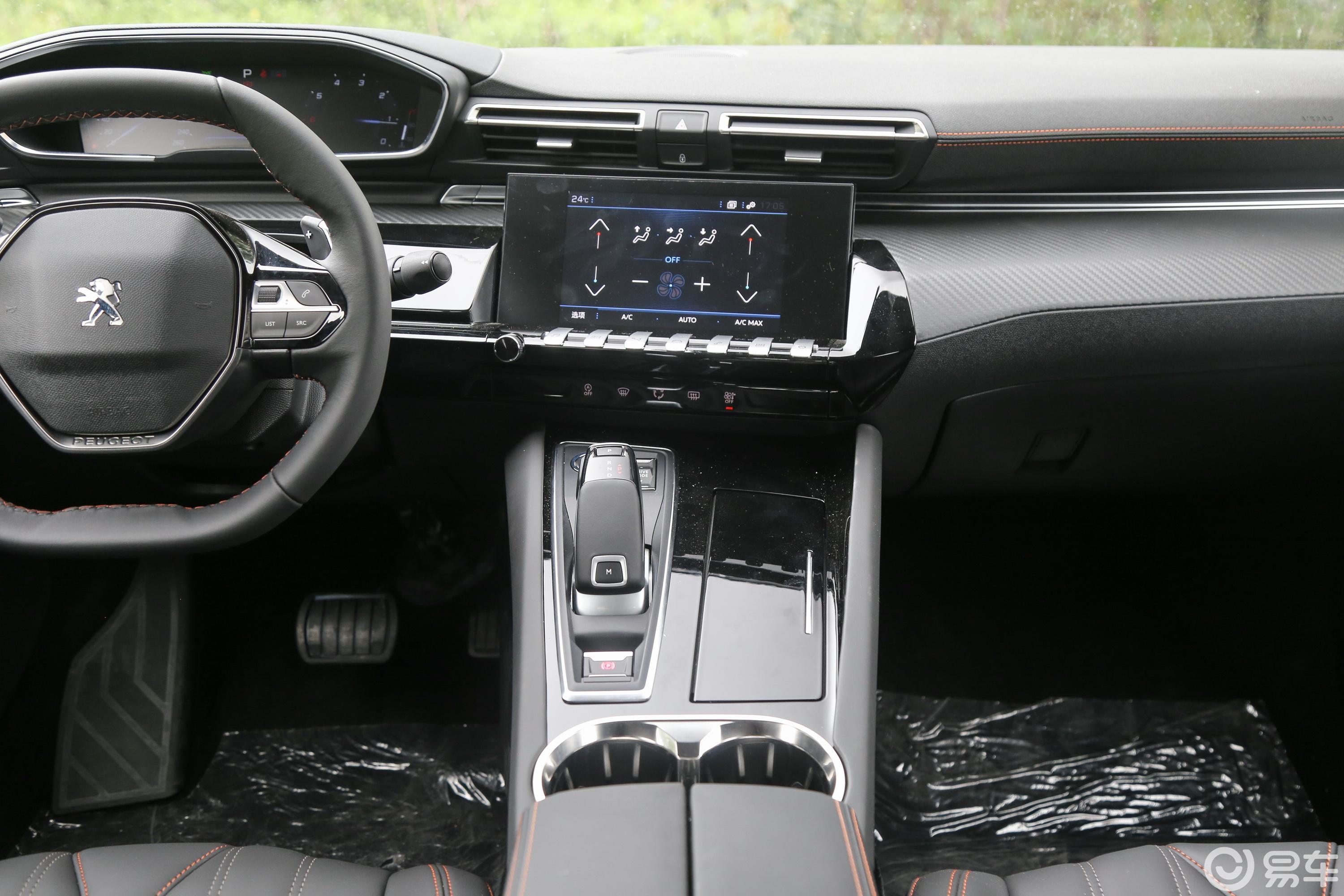 【标致508l2019款400thp 手自一体 驾控版中控台整体汽车图片-汽车