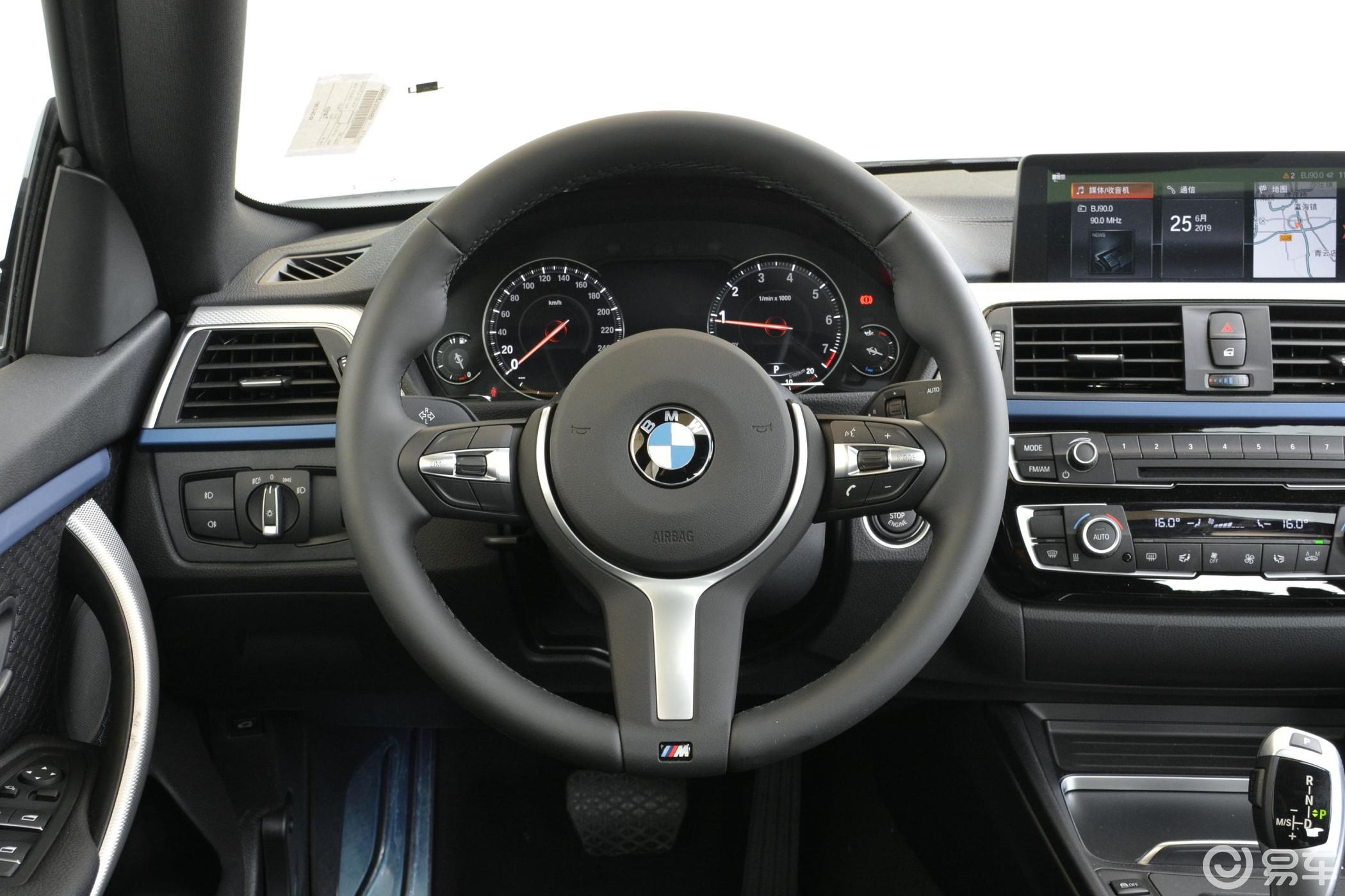 【宝马4系2019款四门轿跑车 425i m运动套装方向盘汽车图片-汽车图片