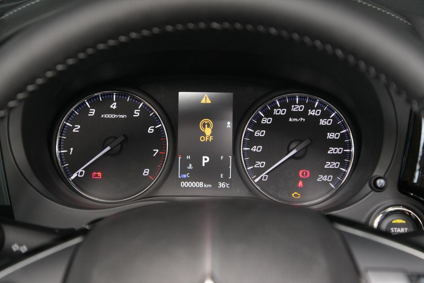 欧蓝德2.0l cvt 两驱 畅享版 7座 国vi仪表盘